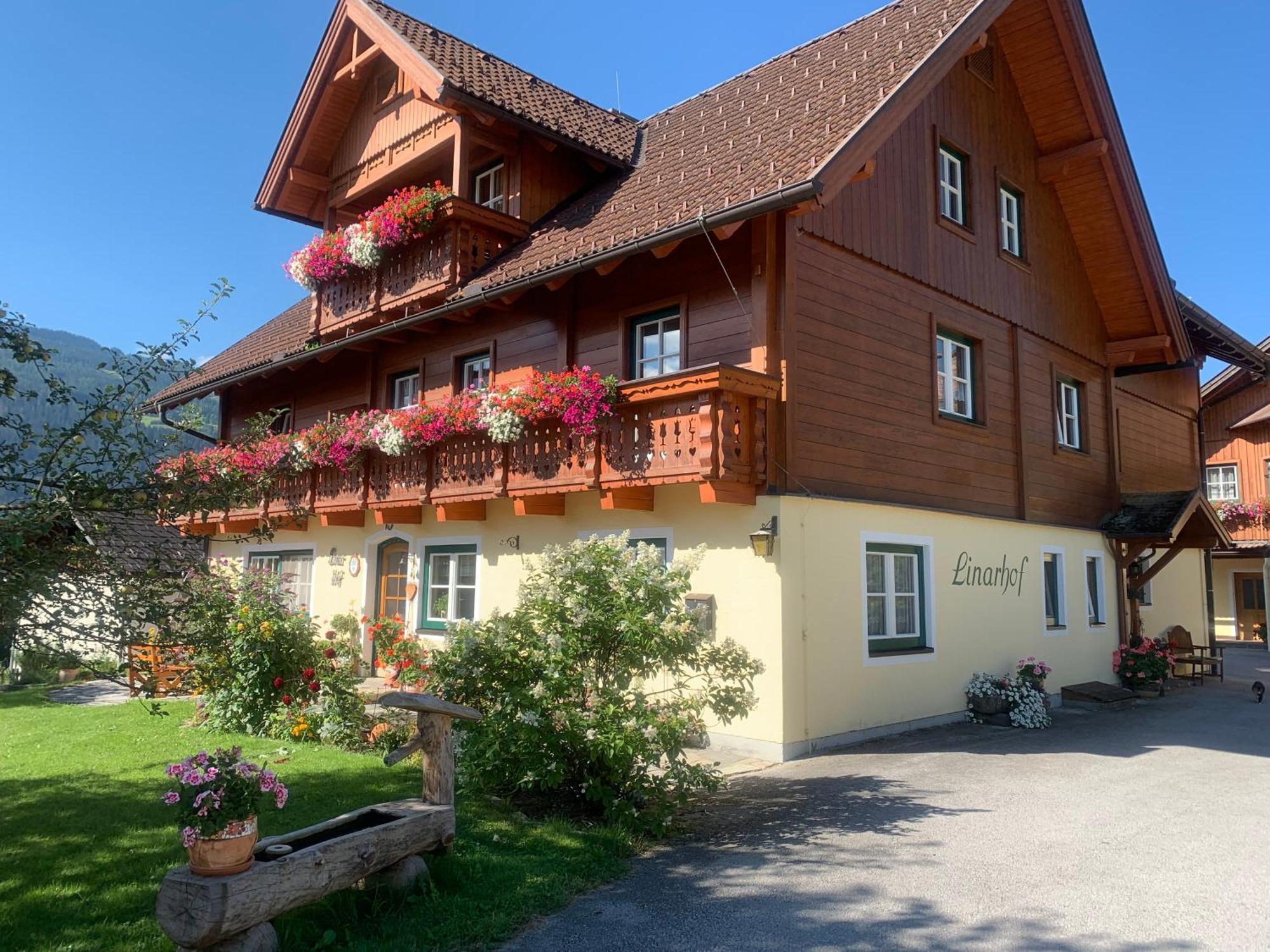 Linarhof Apartment Urlaub Am Bio Bauernhof Haus Exterior foto