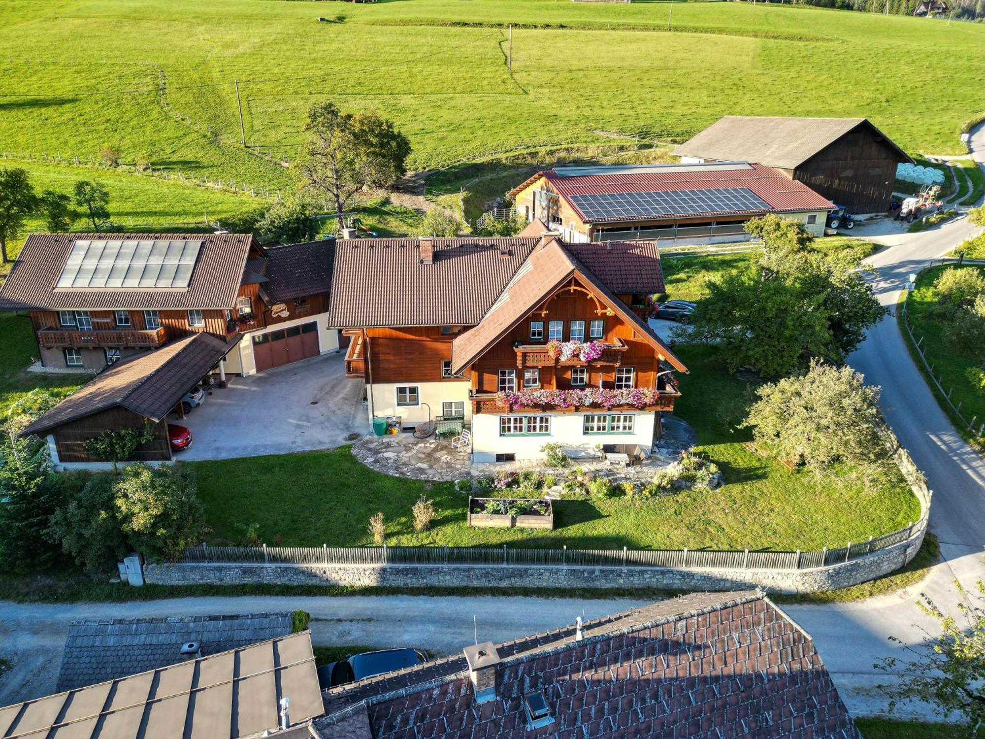 Linarhof Apartment Urlaub Am Bio Bauernhof Haus Exterior foto