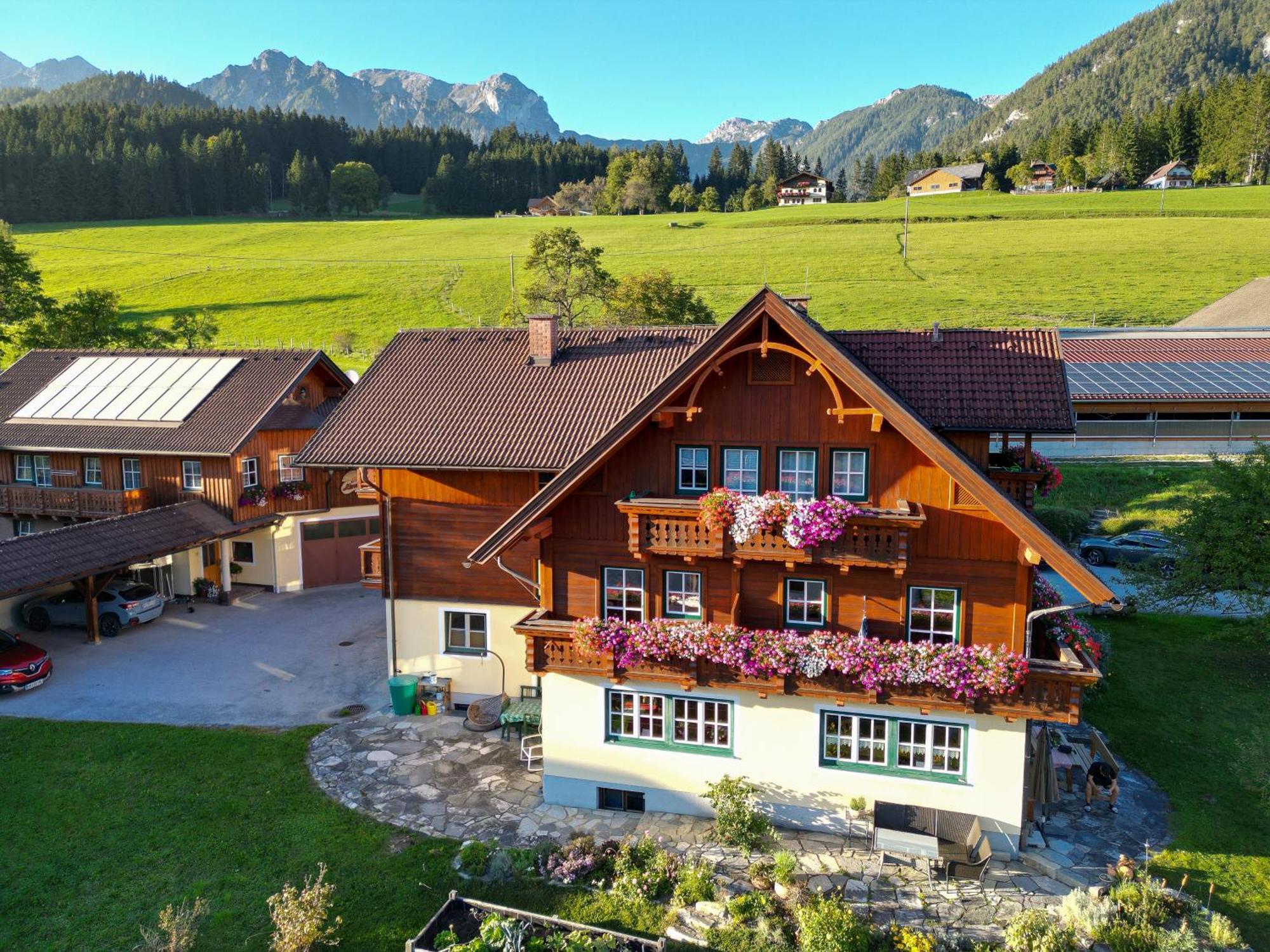 Linarhof Apartment Urlaub Am Bio Bauernhof Haus Exterior foto
